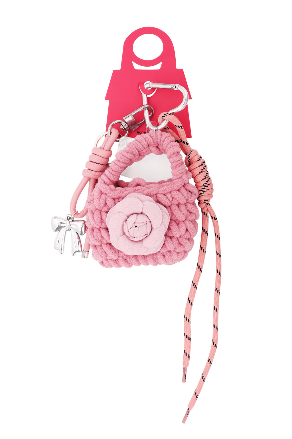 Violet bag charm