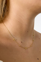 Leigh klaver ketting