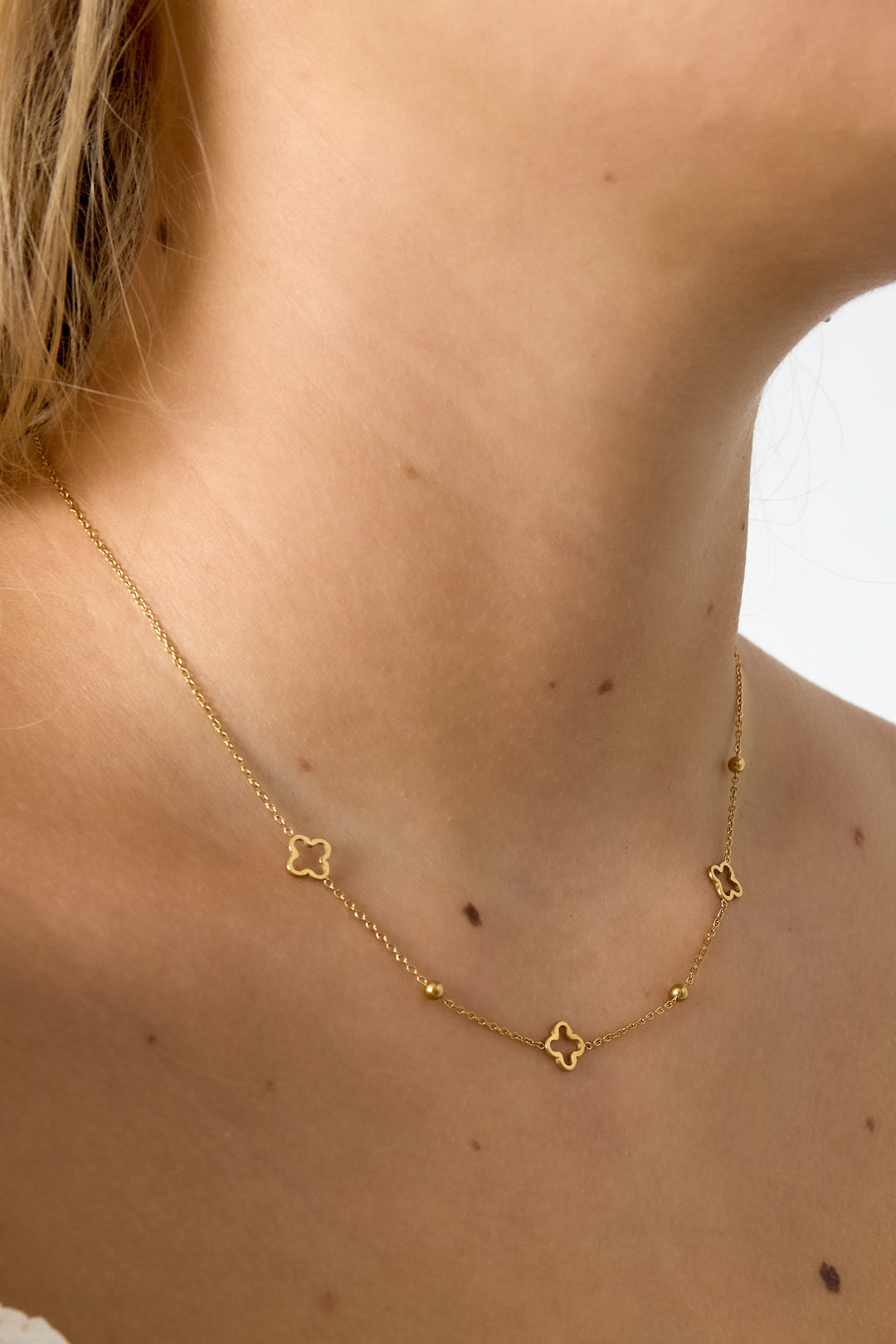 Leigh klaver ketting
