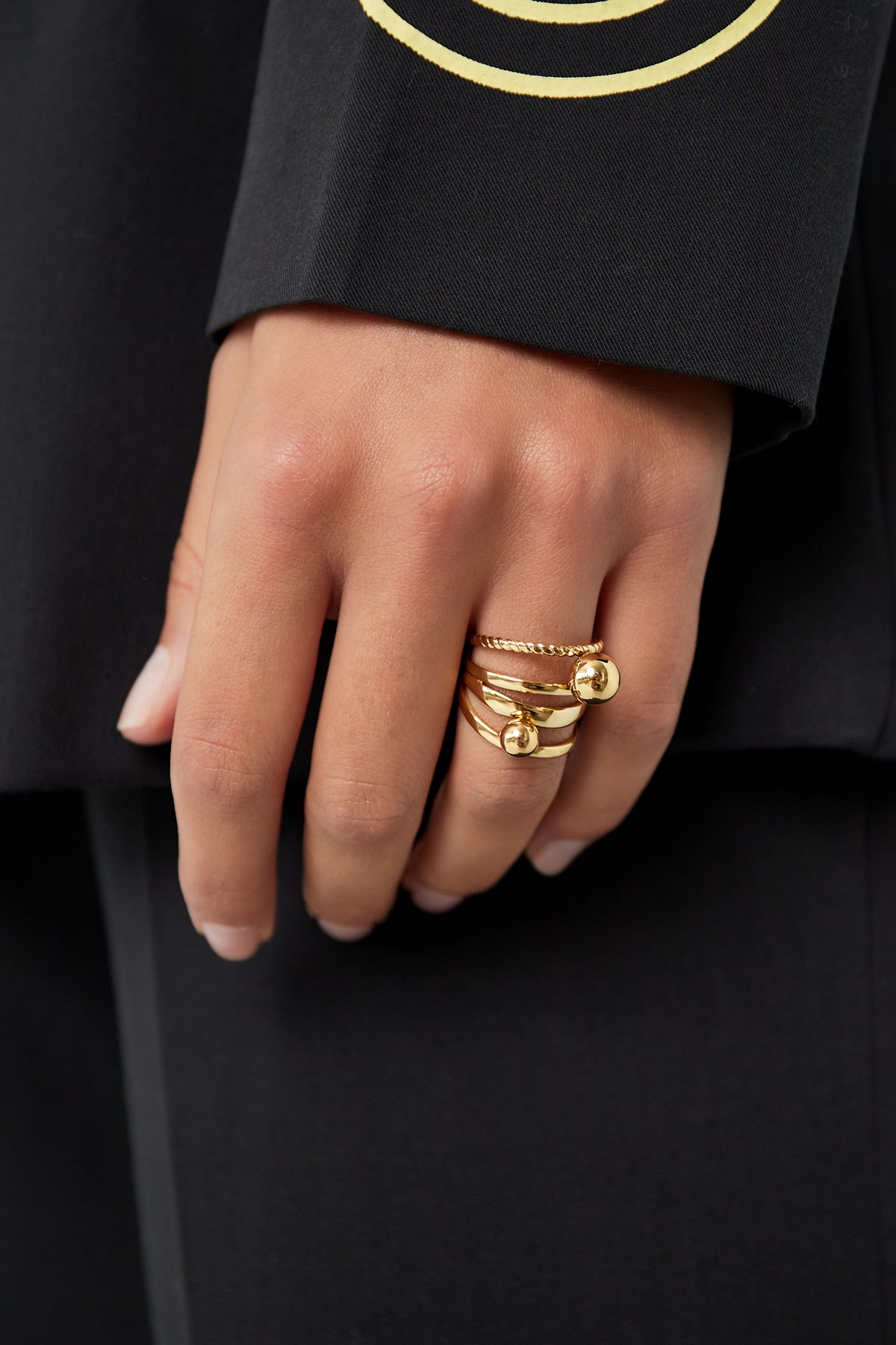 Julie layered ring