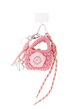 Violet bag charm