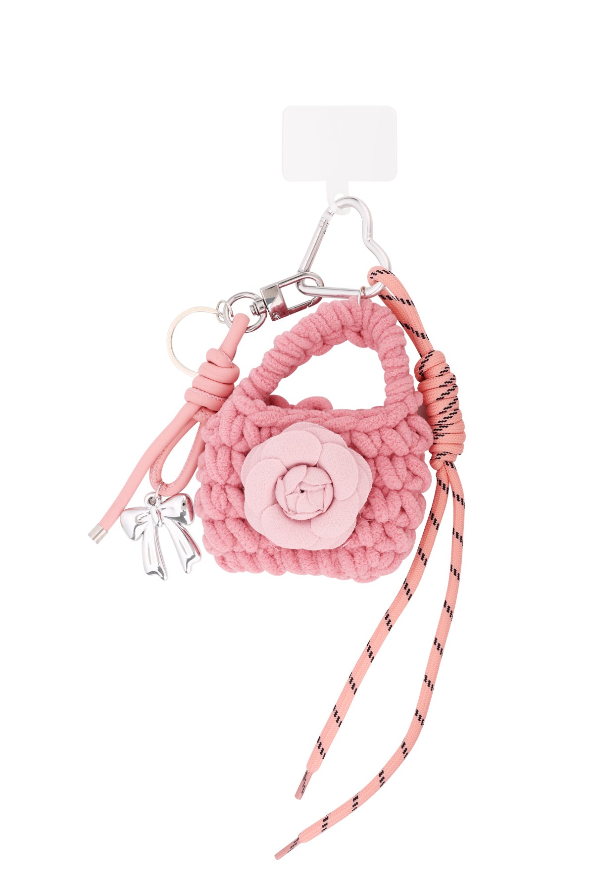 Violet bag charm